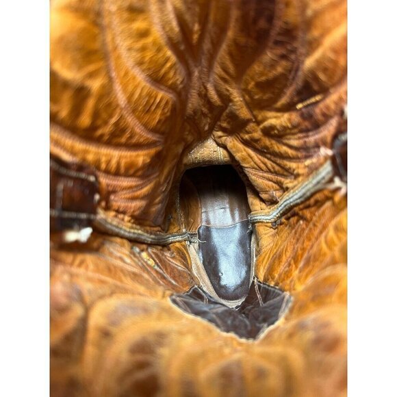 Vintage Acme Thunderbird Cowboy Boots Brown Men Size 9 - Picture 4 of 15